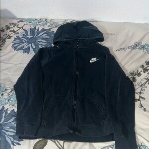Nike Black Zip-Up Hoodie (Youth XL)